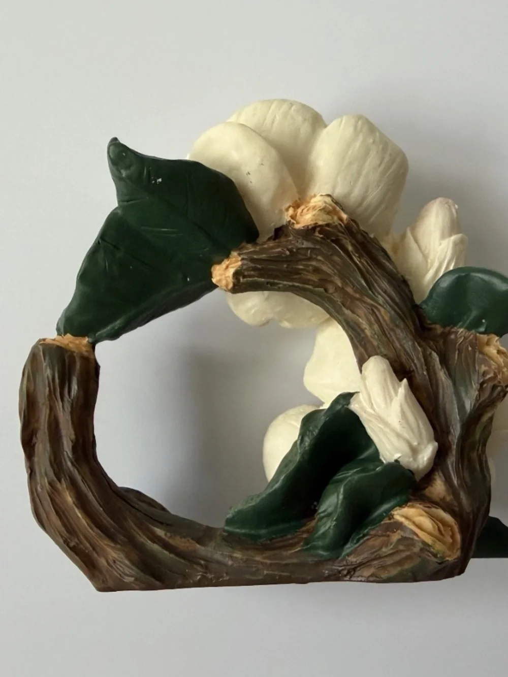 Set of 8 Magnolia Napkin Rings | Farmhouse Table Decor